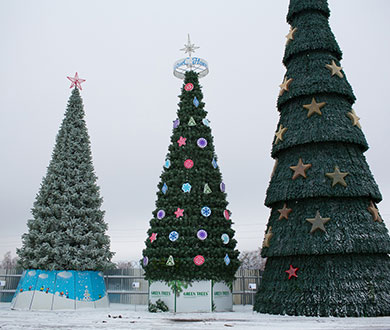 Каркасные ёлки в Самаре